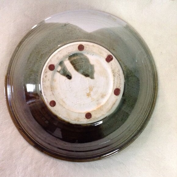 Hand Thrown Art Pottery, Similar to Moorcroft, Signed Martin; Collectible, Muted - Picture 2 of 4